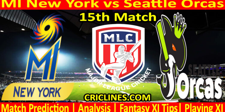 Today Match Prediction-MINY vs SOR-MLC T20 2023-15th Match-Who Will Win