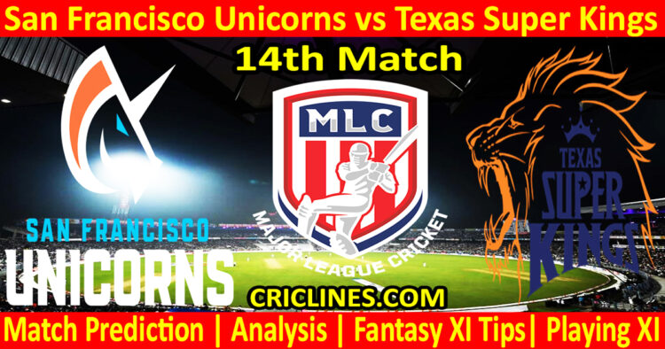 Today Match Prediction-SFU vs TSK-MLC T20 2023-14th Match-Who Will Win