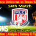 Today Match Prediction-SFU vs TSK-MLC T20 2023-14th Match-Who Will Win