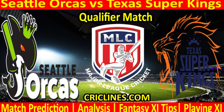 Today Match Prediction-SOR vs TSK-MLC T20 2023-Qualifier Match-Who Will Win