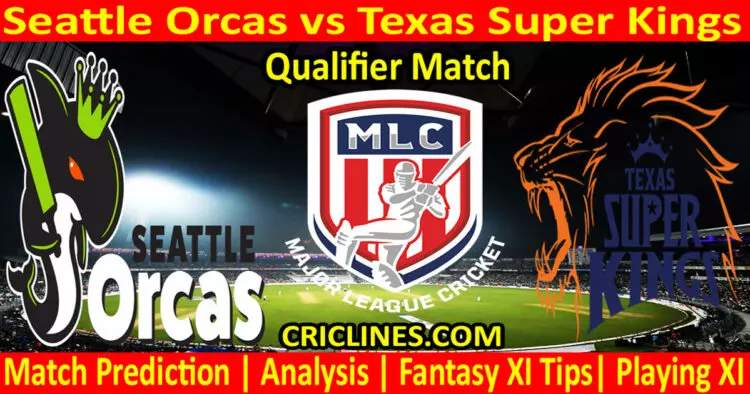 Today Match Prediction-SOR vs TSK-MLC T20 2023-Qualifier Match-Who Will Win
