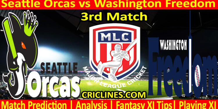Today Match Prediction-SOR vs WAF-MLC T20 2023-3rd Match-Who Will Win