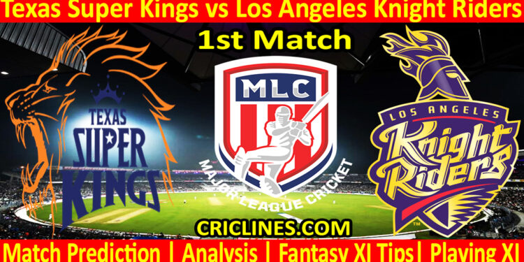 Today Match Prediction-TSK vs LAKR-MLC T20 2023-1st Match-Who Will Win