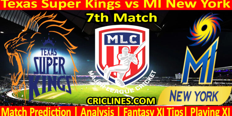 Today Match Prediction-TSK vs MINY-MLC T20 2023-7th Match-Who Will Win