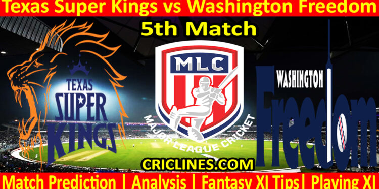 Today Match Prediction-TSK vs WAF-MLC T20 2023-5th Match-Who Will Win