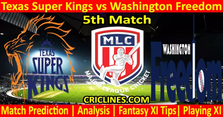 Today Match Prediction-TSK vs WAF-MLC T20 2023-5th Match-Who Will Win