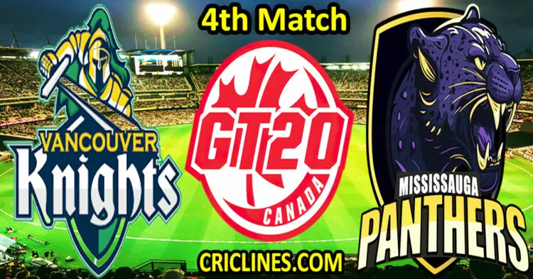 Today Match Prediction-Vancouver Knights vs Mississauga Panthers-Dream11-GT20-2023-4th Match-Who Will Win