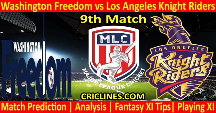 Today Match Prediction-WAF vs LAKR-MLC T20 2023-9th Match-Who Will Win