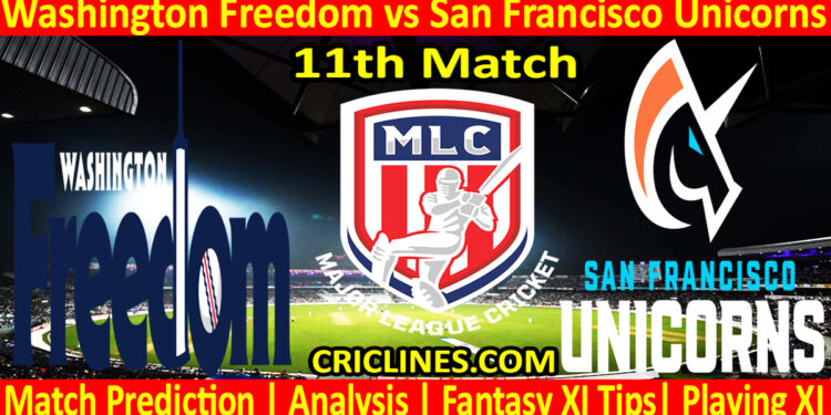 Today Match Prediction-WAF vs SFU-MLC T20 2023-11th Match-Who Will Win