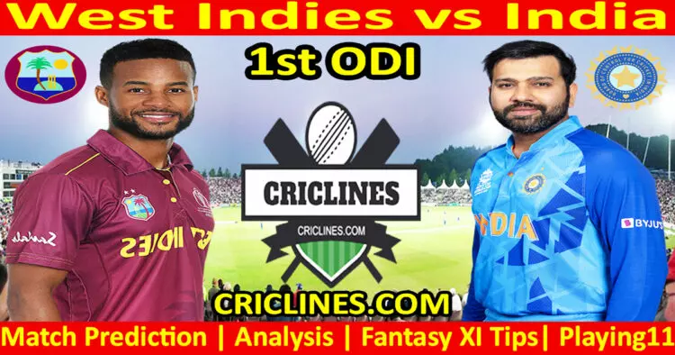 Today Match Prediction-WI vs IND-Dream11-3rd ODI 2023-Who Will Win