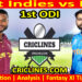 Today Match Prediction-WI vs IND-Dream11-3rd ODI 2023-Who Will Win