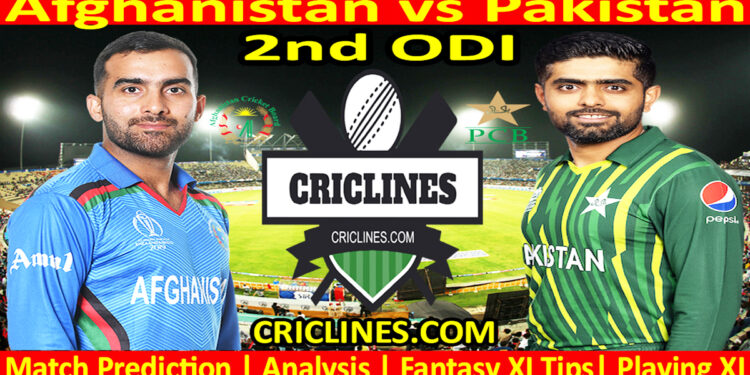 Today Match Prediction-AFG vs PAK-2nd ODI-2023-Dream11-Who Will Win