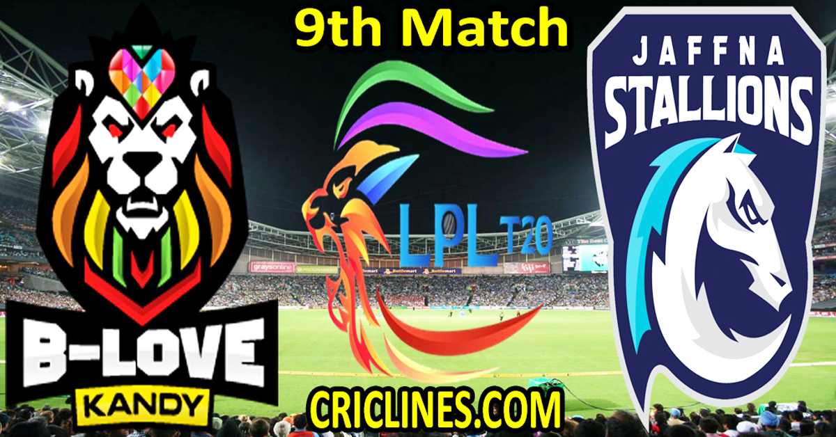 Today Match Prediction-B-Love Kandy vs Jaffna Kings-Dream11-LPL T20 2023-9th Match-Who Will Win