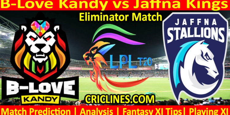 Today Match Prediction-BLK vs JKS-Dream11-LPL T20 2023-Eliminator Match-Who Will Win