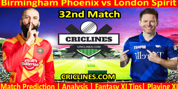 Today Match Prediction-BPX vs LNS-The Hundred League-2023-32nd Match-Who Will Win