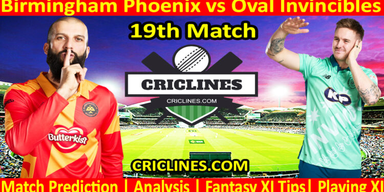 Today Match Prediction-BPX vs OVI-The Hundred League-2023-19th Match-Who Will Win