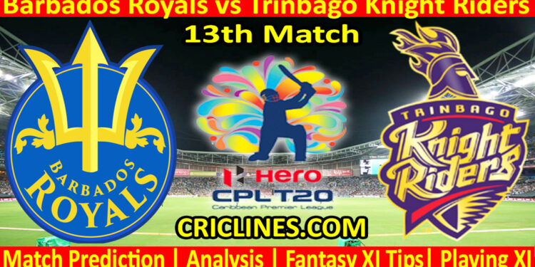 Today Match Prediction-BRS vs TKR-CPL T20 2023-13th Match-Who Will Win