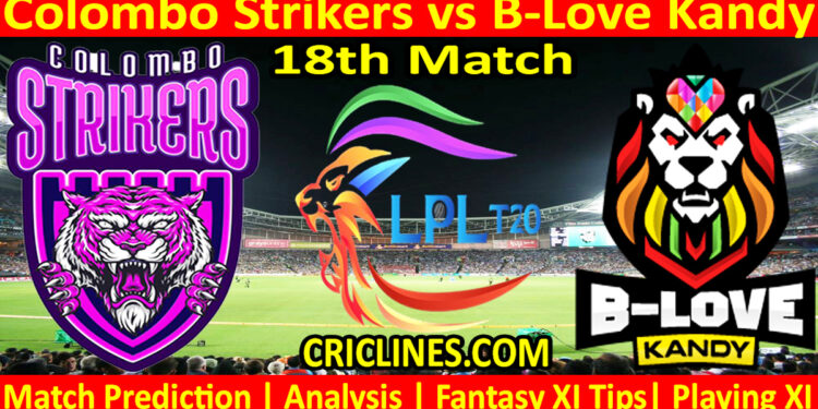 Today Match Prediction-CLS vs BLK-Dream11-LPL T20 2023-18th Match-Who Will Win