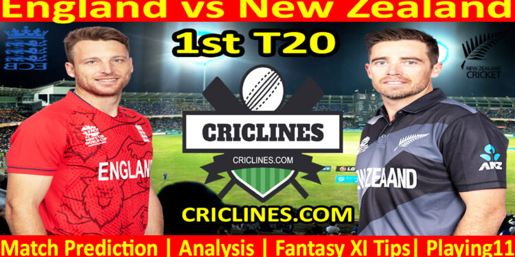 Today Match Prediction-ENG vs NZ-1st T20-2023-Dream11-Who Will Win Today