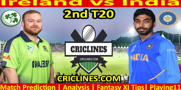 Today Match Prediction-IRE vs IND-Dream11-2nd T20 2023-Who Will Win