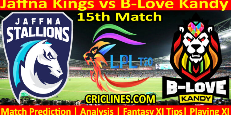 Today Match Prediction-JKS vs BLK-Dream11-LPL T20 2023-15th Match-Who Will Win