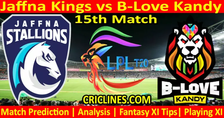 Today Match Prediction-JKS vs BLK-Dream11-LPL T20 2023-15th Match-Who Will Win