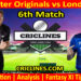 Today Match Prediction-MOS vs LNS-The Hundred League-2023-6th Match-Who Will Win