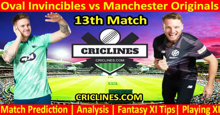 Today Match Prediction-OVI vs MOS-The Hundred League-2023-13th Match-Who Will Win