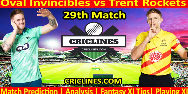 Today Match Prediction-OVI vs TRS-The Hundred League-2023-29th Match-Who Will Win