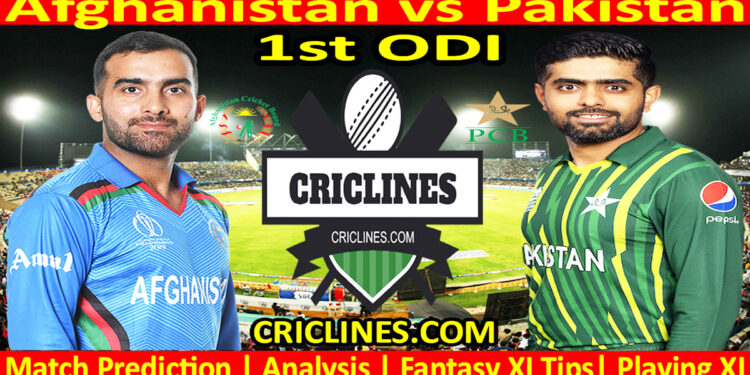 Today Match Prediction-PAK vs AFG-1st ODI-2023-Dream11-Who Will Win
