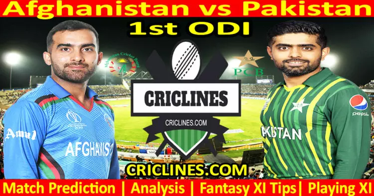 Today Match Prediction-PAK vs AFG-1st ODI-2023-Dream11-Who Will Win
