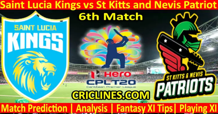 Today Match Prediction-SLK vs SNP-CPL T20 2023-6th Match-Who Will Win