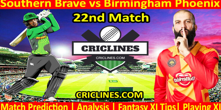 Today Match Prediction-STB vs BPX-The Hundred League-2023-22nd Match-Who Will Win