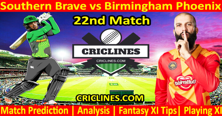 Today Match Prediction-STB vs BPX-The Hundred League-2023-22nd Match-Who Will Win