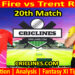 Today Match Prediction-WLF vs TRS-The Hundred League-2023-20th Match-Who Will Win