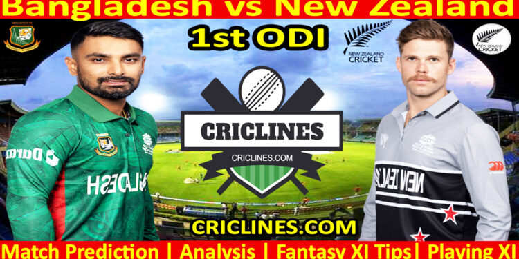 Today Match Prediction-BAN vs NZ-Dream11-1st ODI-2023-Who Will Win