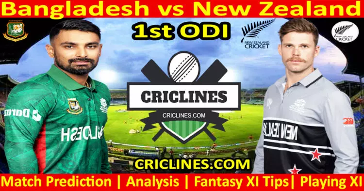 Today Match Prediction-BAN vs NZ-Dream11-1st ODI-2023-Who Will Win