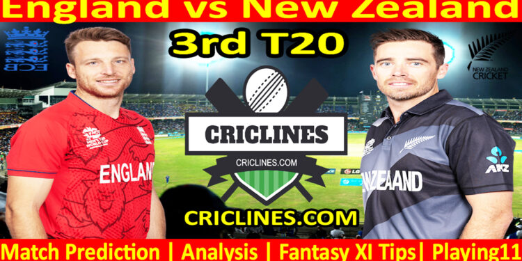 Today Match Prediction-ENG vs NZ-3rd T20-2023-Dream11-Who Will Win Today