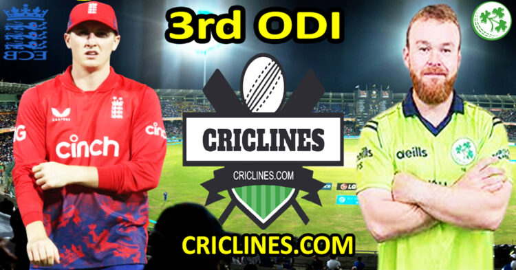Today Match Prediction-England vs Ireland-3rd ODI-2023-Dream11-Who Will Win Today