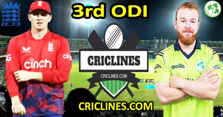 Today Match Prediction-England vs Ireland-3rd ODI-2023-Dream11-Who Will Win Today