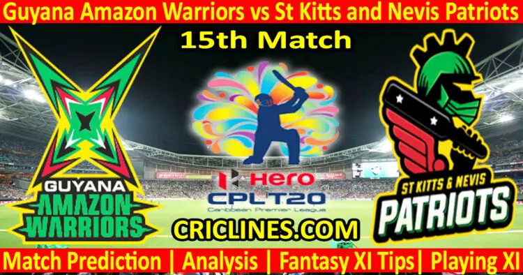 Today Match Prediction-GAW vs SNP-CPL T20 2023-15th Match-Who Will Win