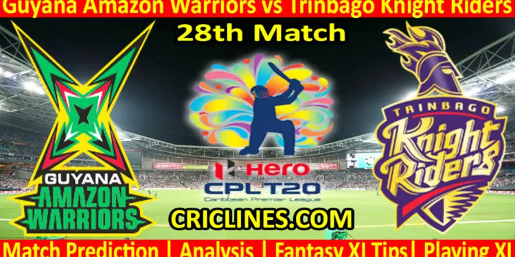 Today Match Prediction-GAW vs TKR-CPL T20 2023-28th Match-Who Will Win