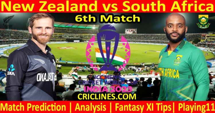 Today Match Prediction-NZ vs SA-ODI Cricket World Cup Warm up 2023-6th Match-Who Will Win