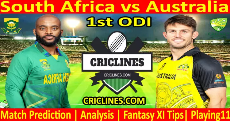 Today Match Prediction-SA vs AUS-Dream11-1st ODI Match-2023-Who Will Win