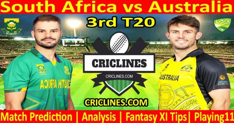 Today Match Prediction-SA vs AUS-Dream11-3rd T20 Match-2023-Who Will Win