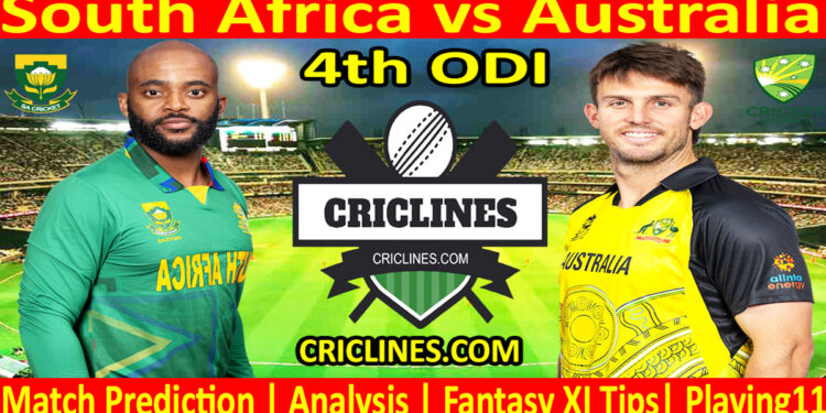 Today Match Prediction-SA vs AUS-Dream11-4th ODI Match-2023-Who Will Win