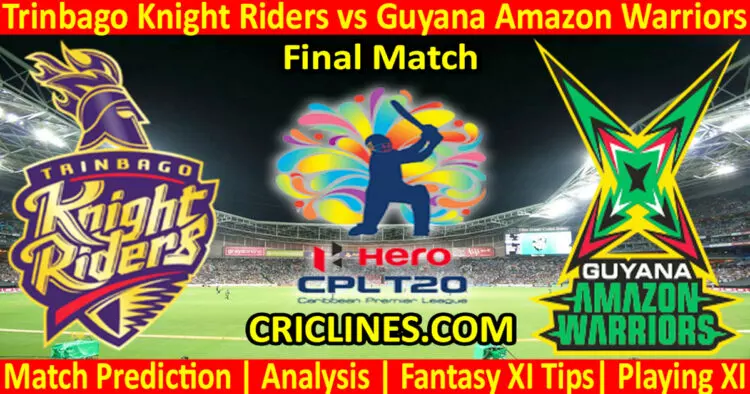 Today Match Prediction-TKR vs GAW-CPL T20 2023-Final Match-Who Will Win