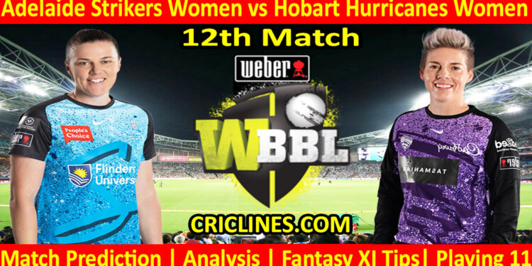 Today Match Prediction-ADSW vs HBHW-WBBL T20 2023-12th Match-Who Will Win