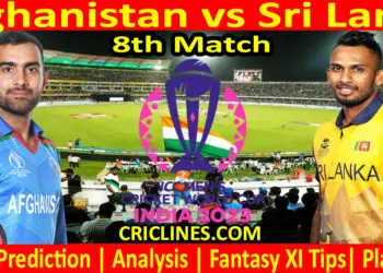 Today Match Prediction-AFG vs SL-ODI Cricket World Cup Warm up 2023-8th Match-Who Will Win