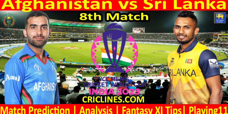 Today Match Prediction-AFG vs SL-ODI Cricket World Cup Warm up 2023-8th Match-Who Will Win